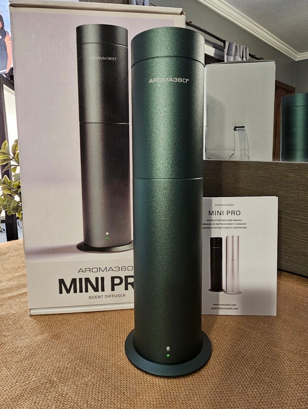 Aroma 360 Mini Pro Smart Diffuser- Metallic Green